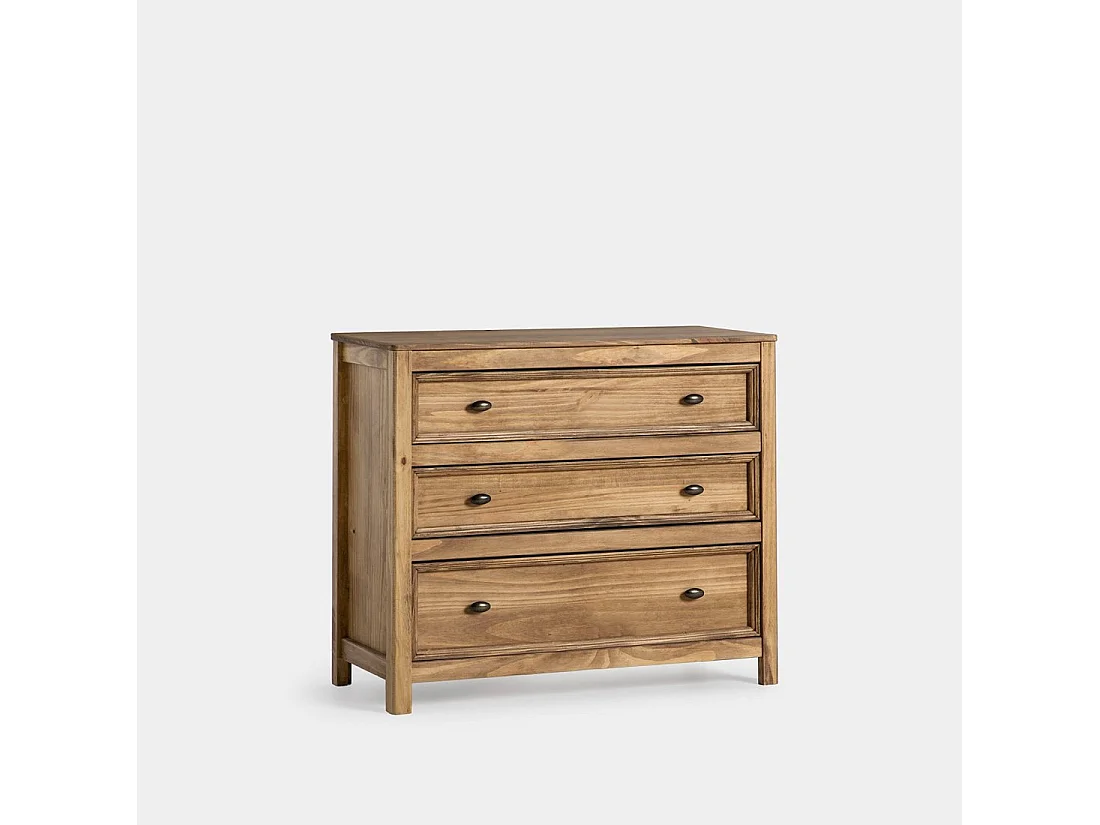 Cómoda de Madera Natural 77 x 93- Serena