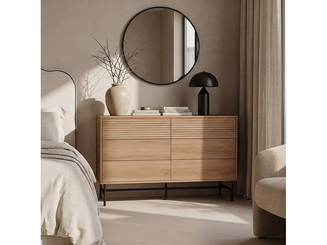 Cómoda doble de Madera Natural 78 x 120- Land