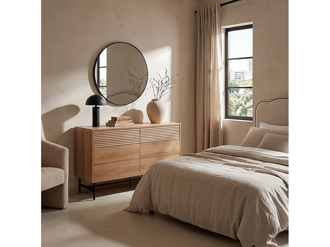 Cómoda doble de Madera Natural 78 x 120- Land