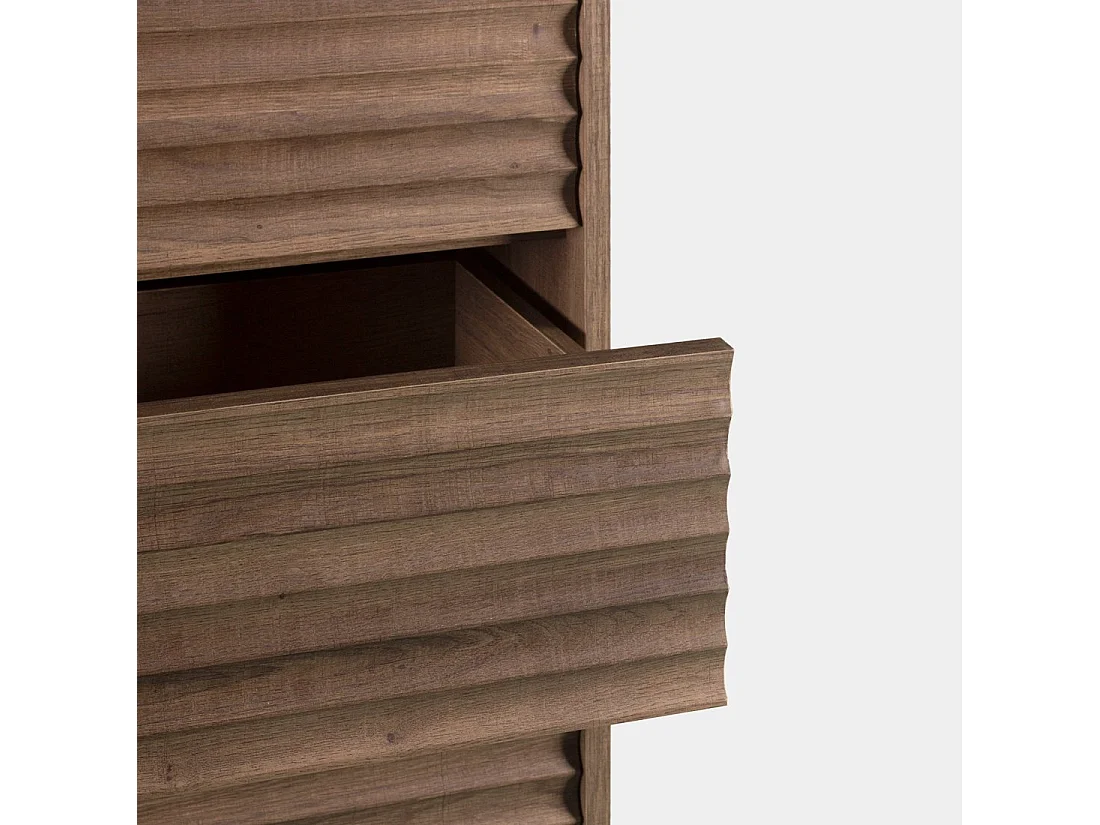 Cajonera de Madera Nogal 118 cm x 65 cm- Evoke