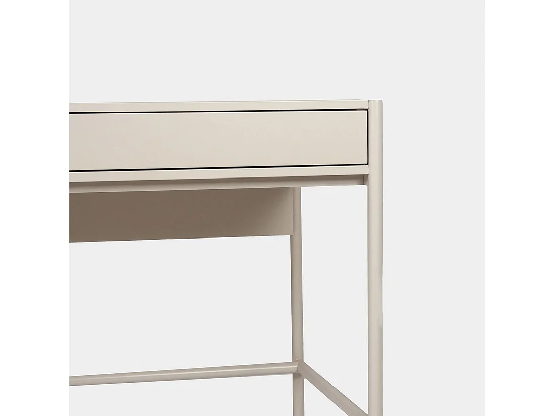 Mesa escritorio de Lacado Gris perla 78 x 120- Cleo