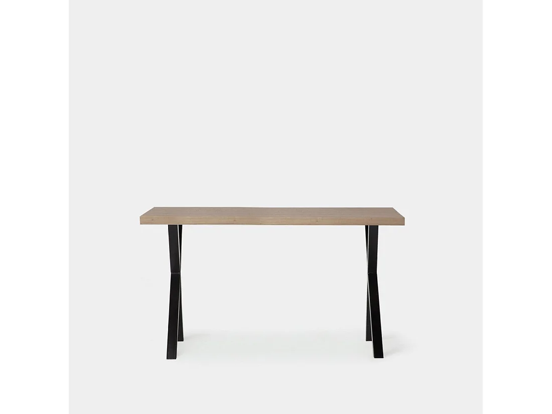 Table fixe en bois naturel 135x75 cm-Parks
