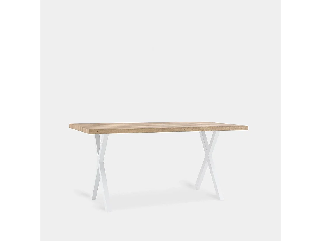 Table fixe en bois naturel 180x75 cm-Parks