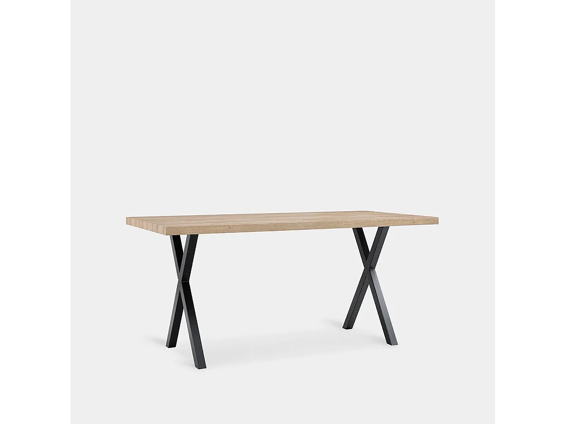 Table fixe en bois naturel 180x75 cm-Parks