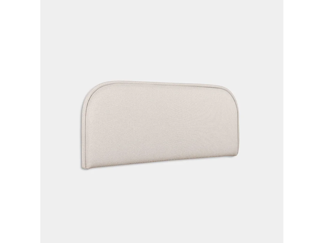 Tête de lit double en tissu beige 170x70 cm-Eden