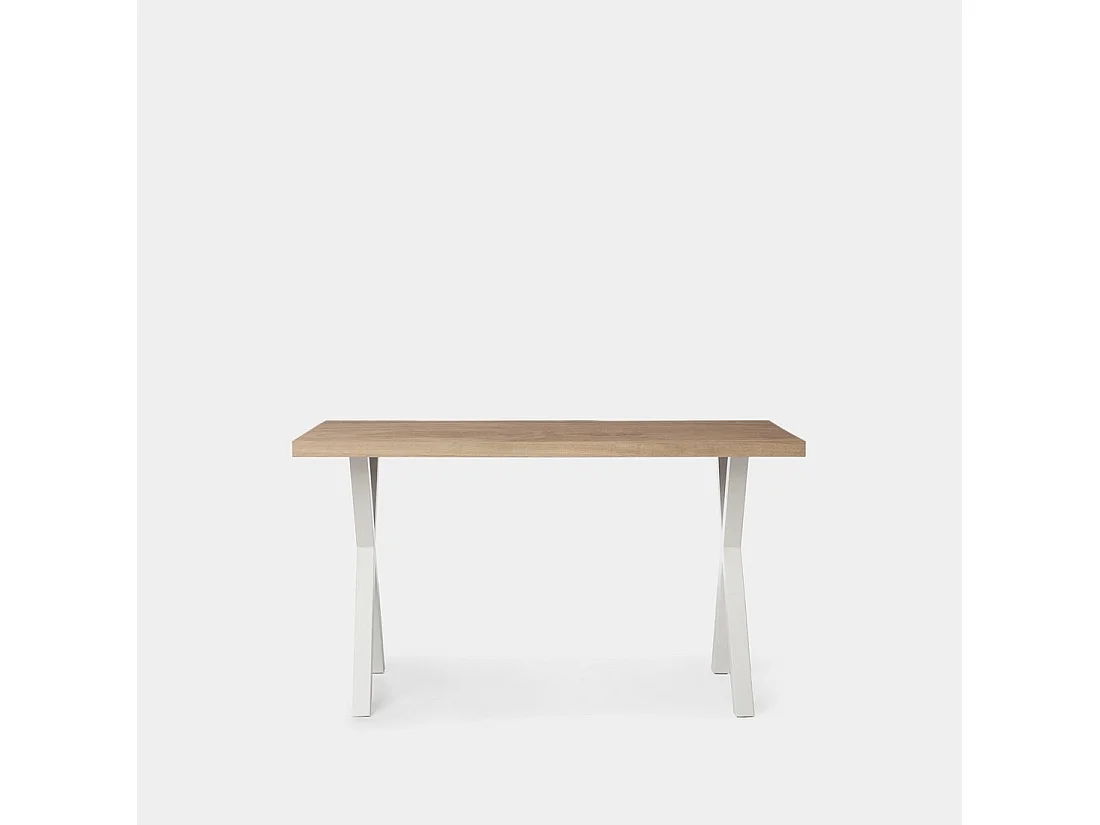 Table fixe en bois naturel 135x75 cm-Parks