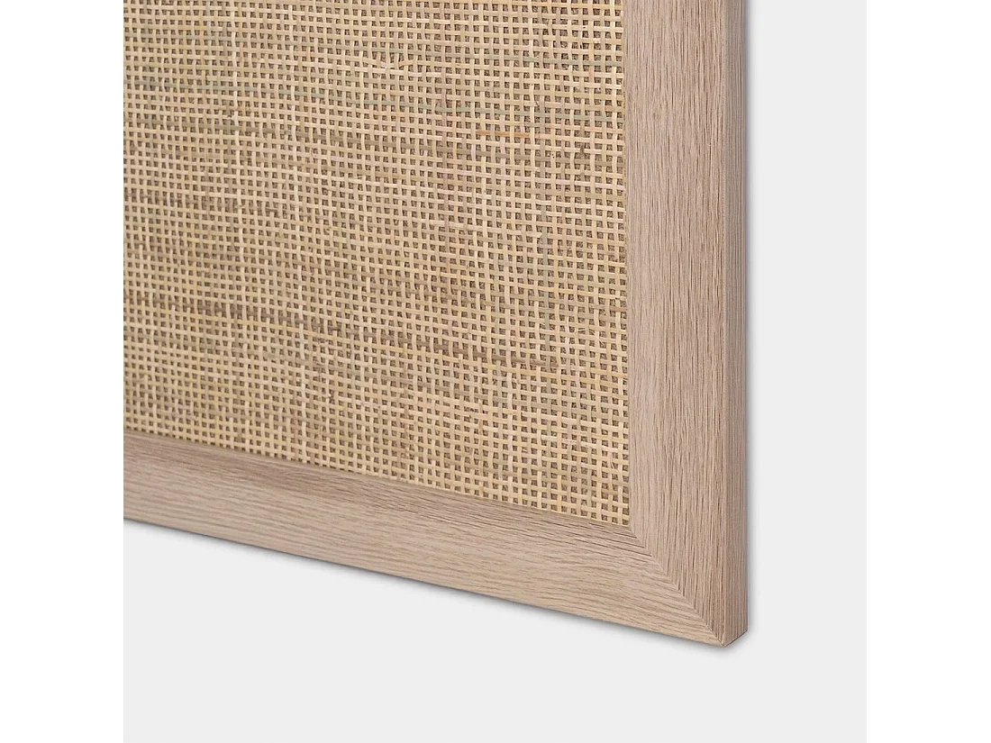 Tête de lit simple en rotin naturel 100x70 cm-Tahiti
