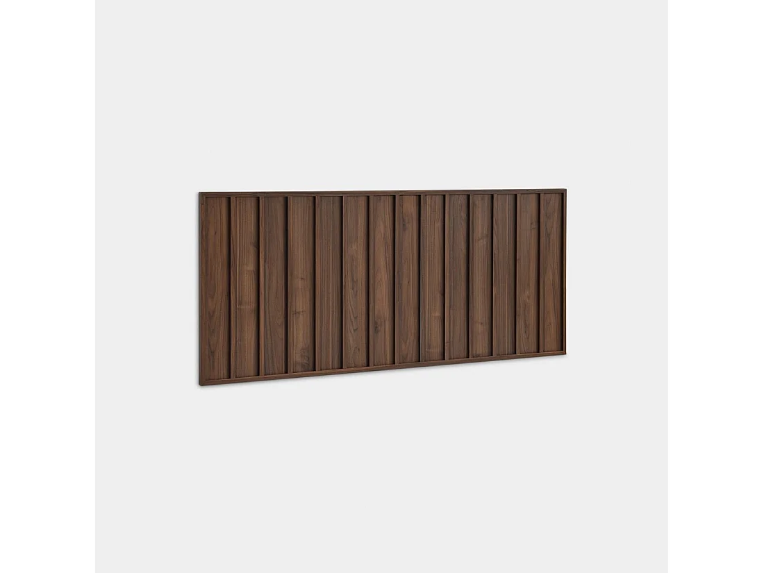 Tête de lit double en bois noyer 170x75 cm-Kairo