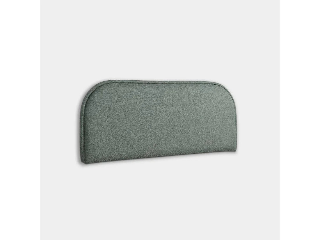 Tête de lit double en tissu vert 170x70 cm-Eden