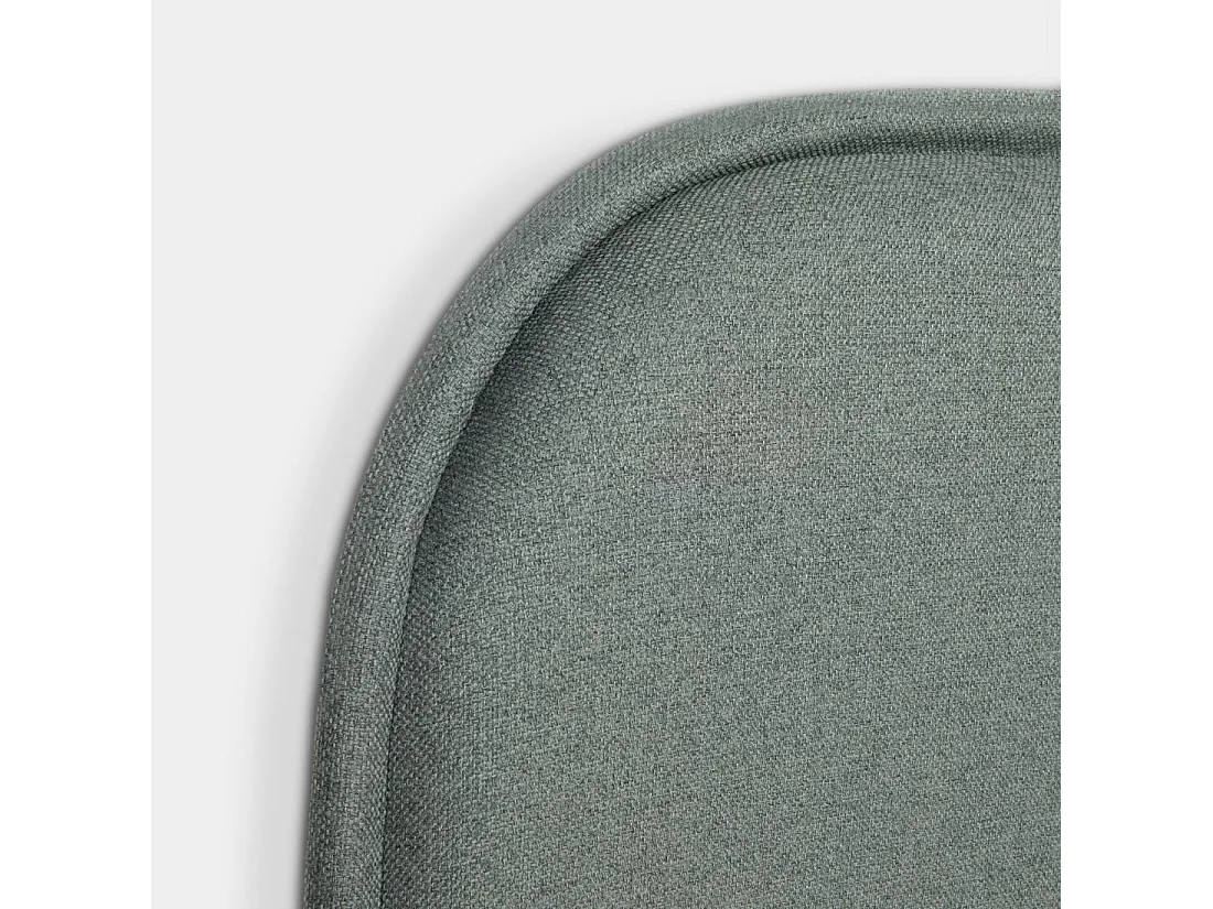 Tête de lit double en tissu vert 170x70 cm-Eden
