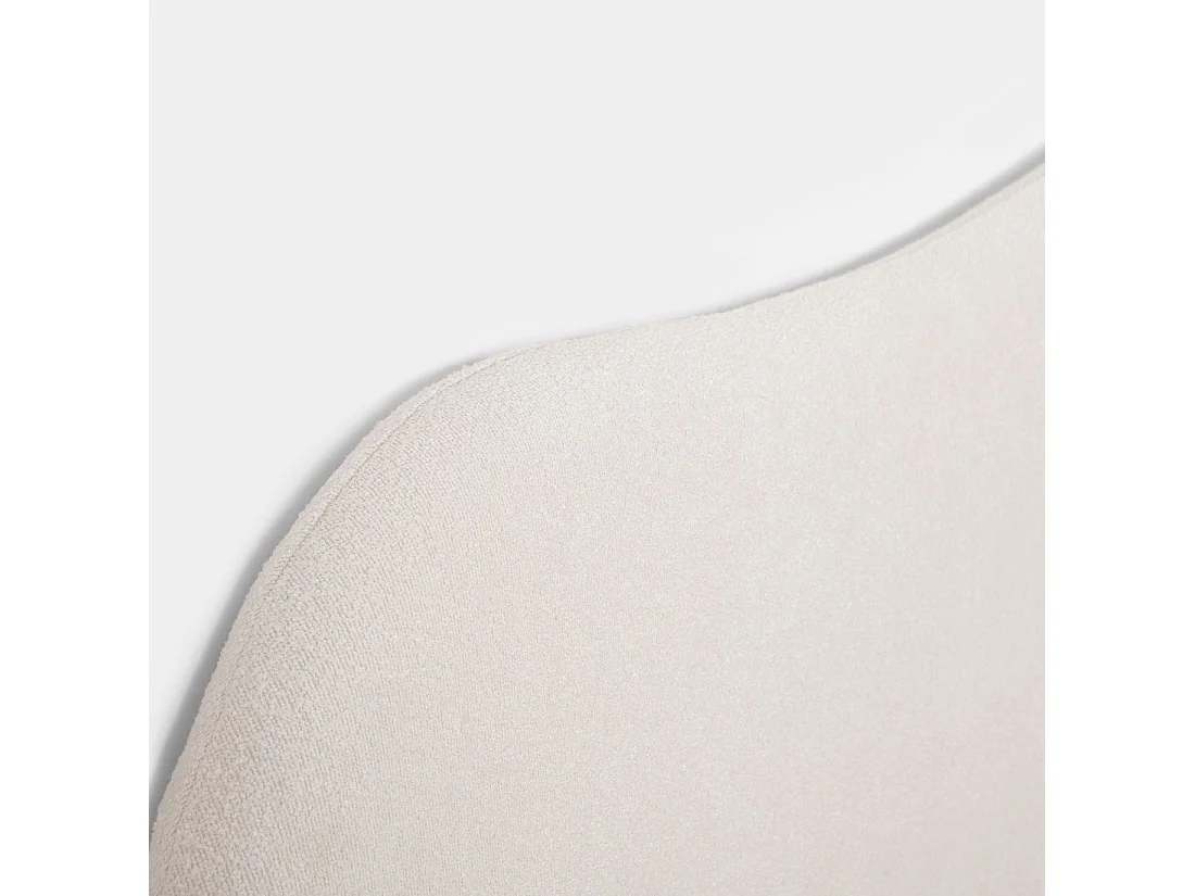 Tête de lit double en tissu beige 165x100 cm-Sand