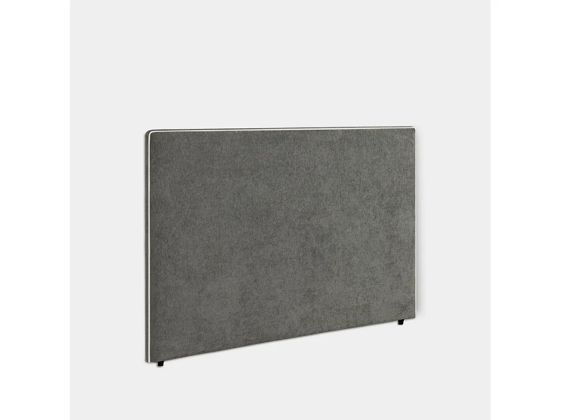Tête de lit double en tissu vert foncé 165x120 cm-Line