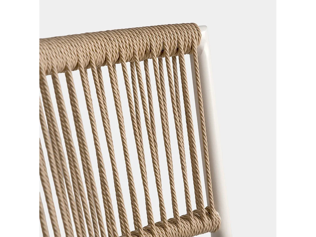 Silla de jardín de Fibra sintética Natural 79 x 53- Kale