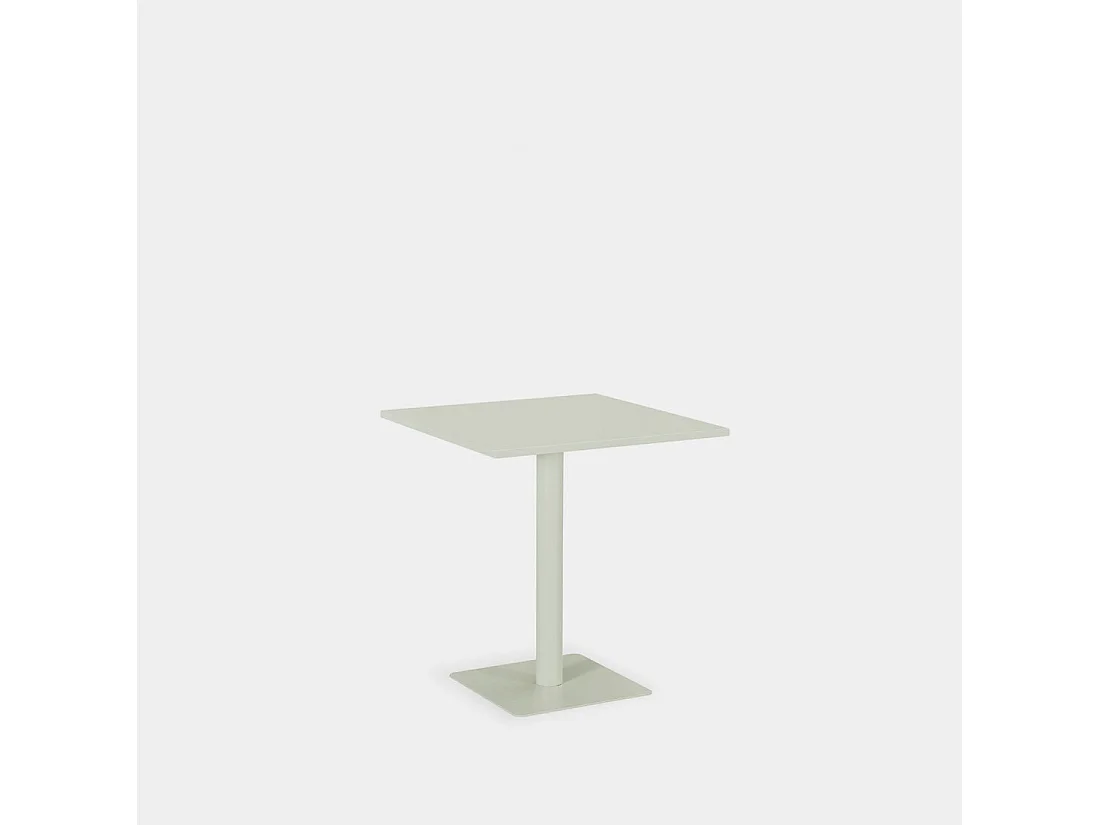 Table fixe en métal vert 70x76 cm-Thule