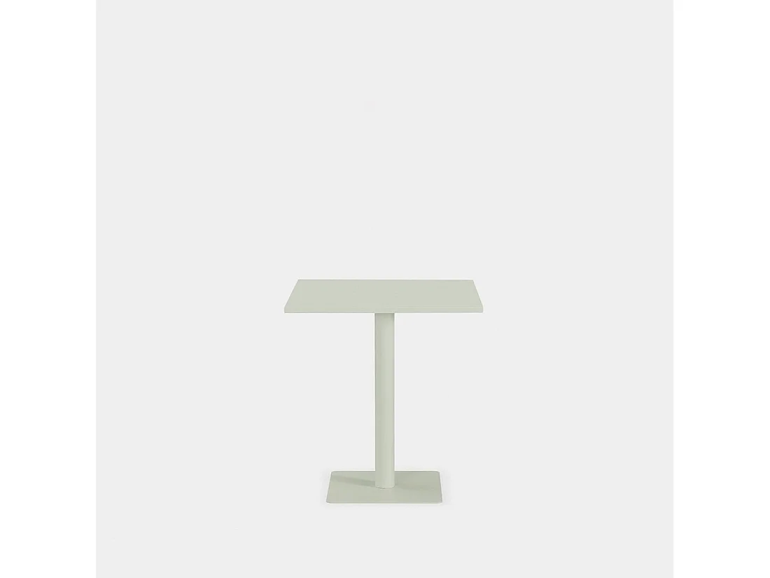 Table fixe en métal vert 70x76 cm-Thule