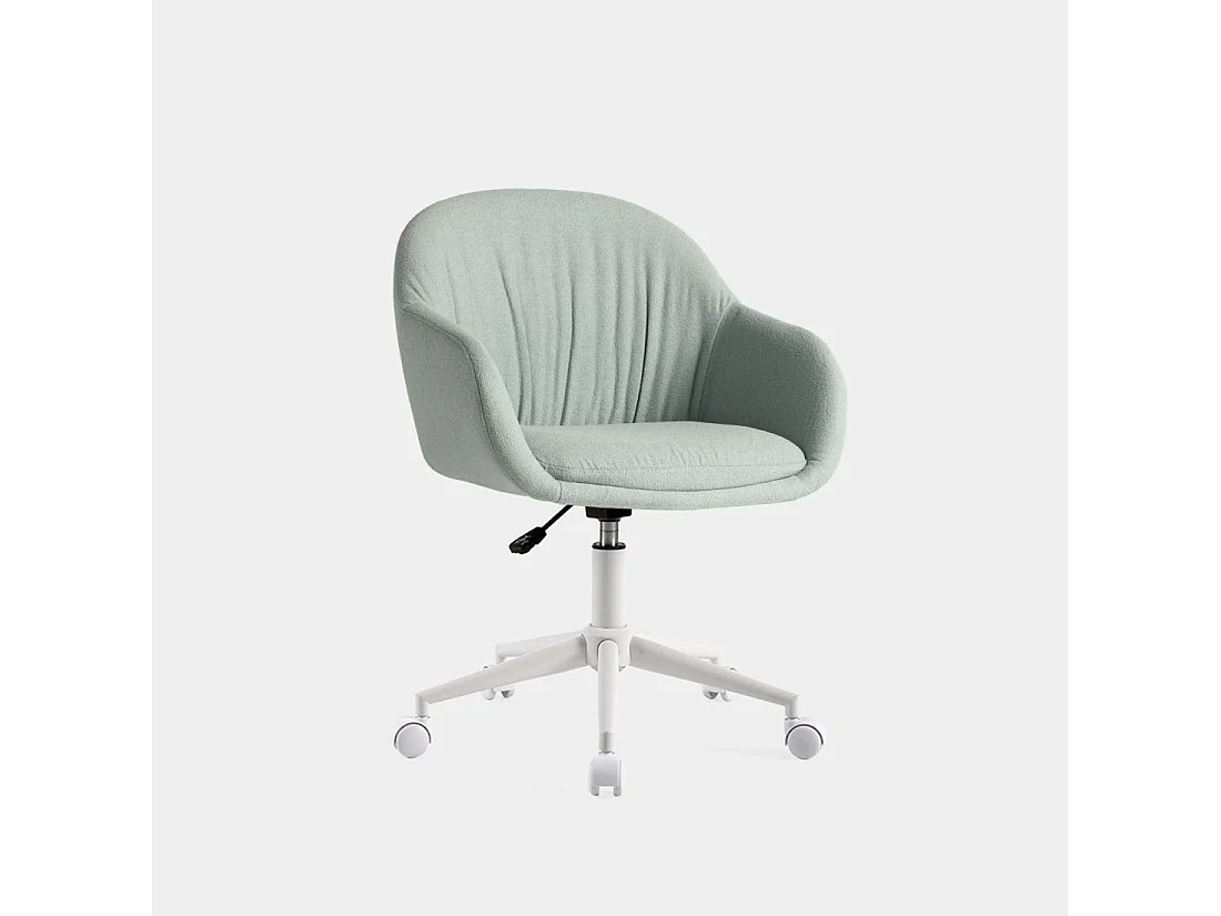 Silla de escritorio de Tela Menta 75-82 x 60- Tasia