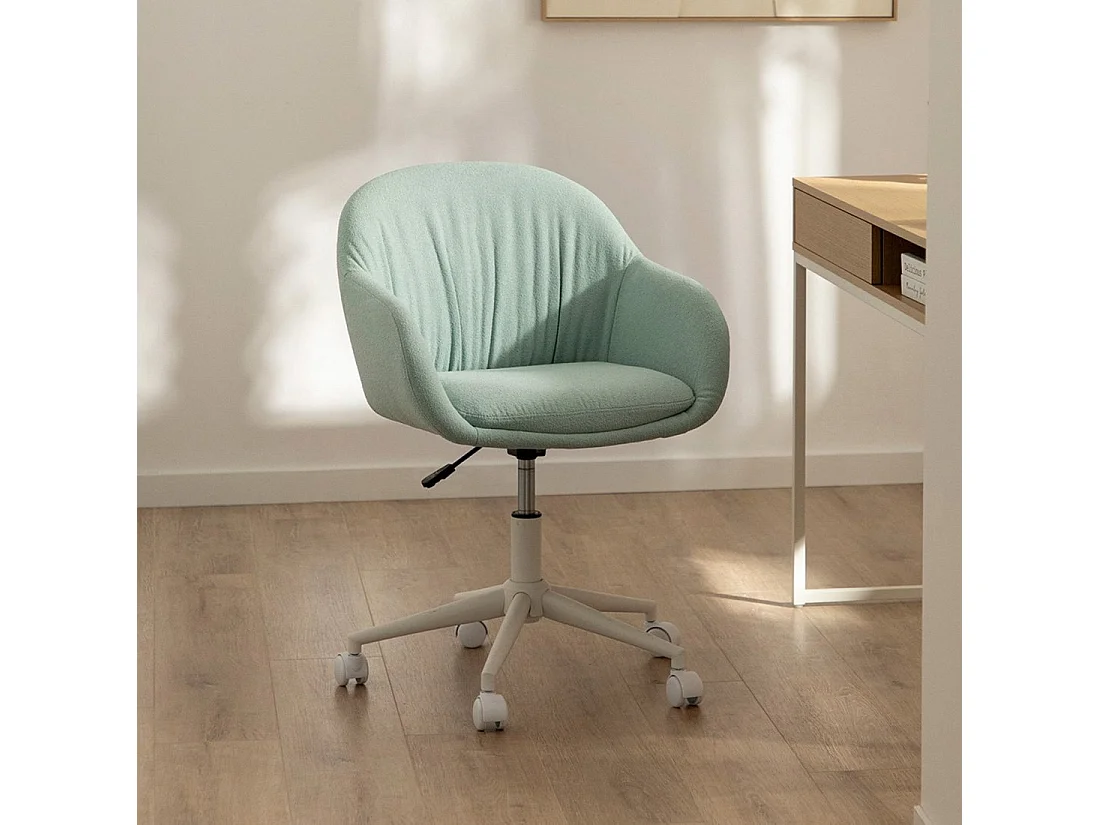 Silla de escritorio de Tela Menta 75-82 x 60- Tasia