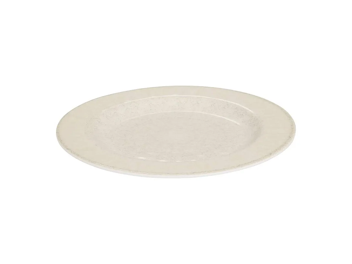 Lot de 6 Assiettes à Dessert "Solène" 22cm Beige