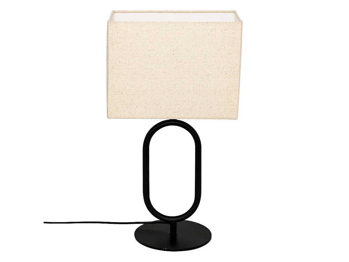 Lampe à Poser Design en Métal "Alec" 52cm Noir