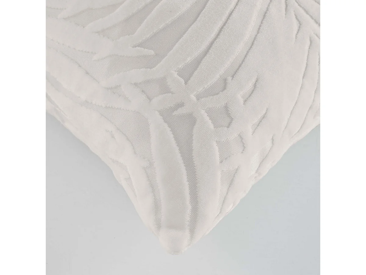 Housse de Coussin en Velours "Natureo" 40x40cm Naturel