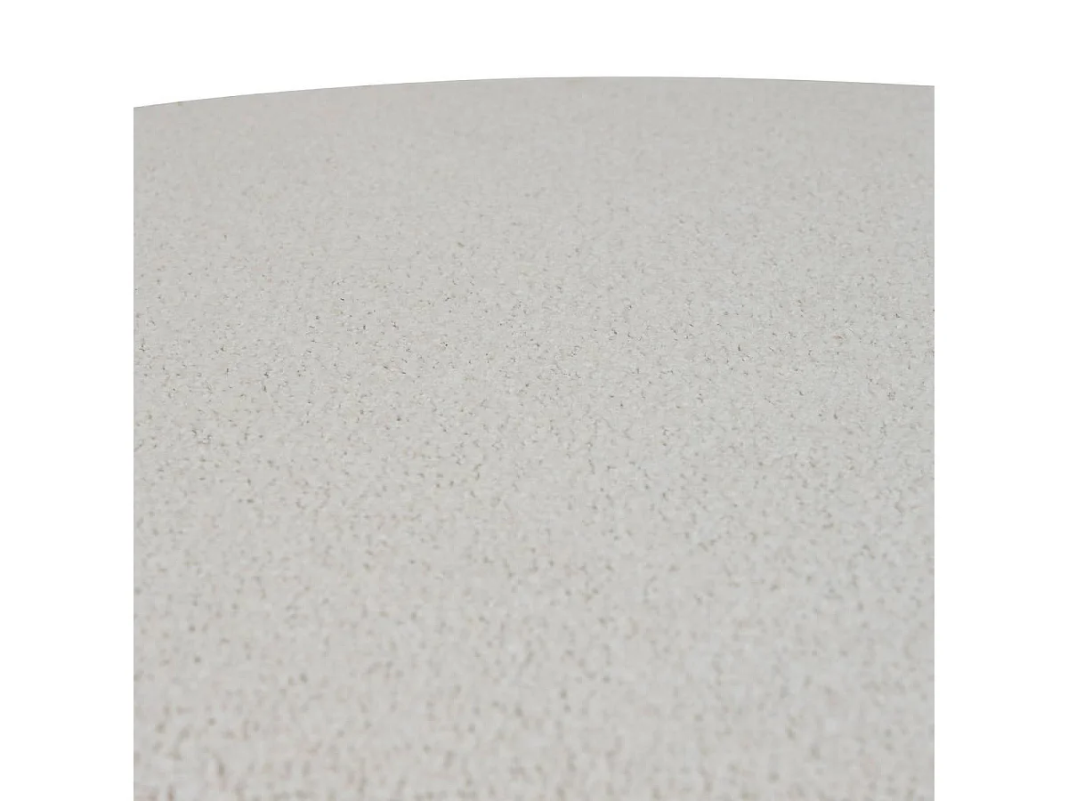 Pouf XL Rond "Nesky" 81cm Blanc