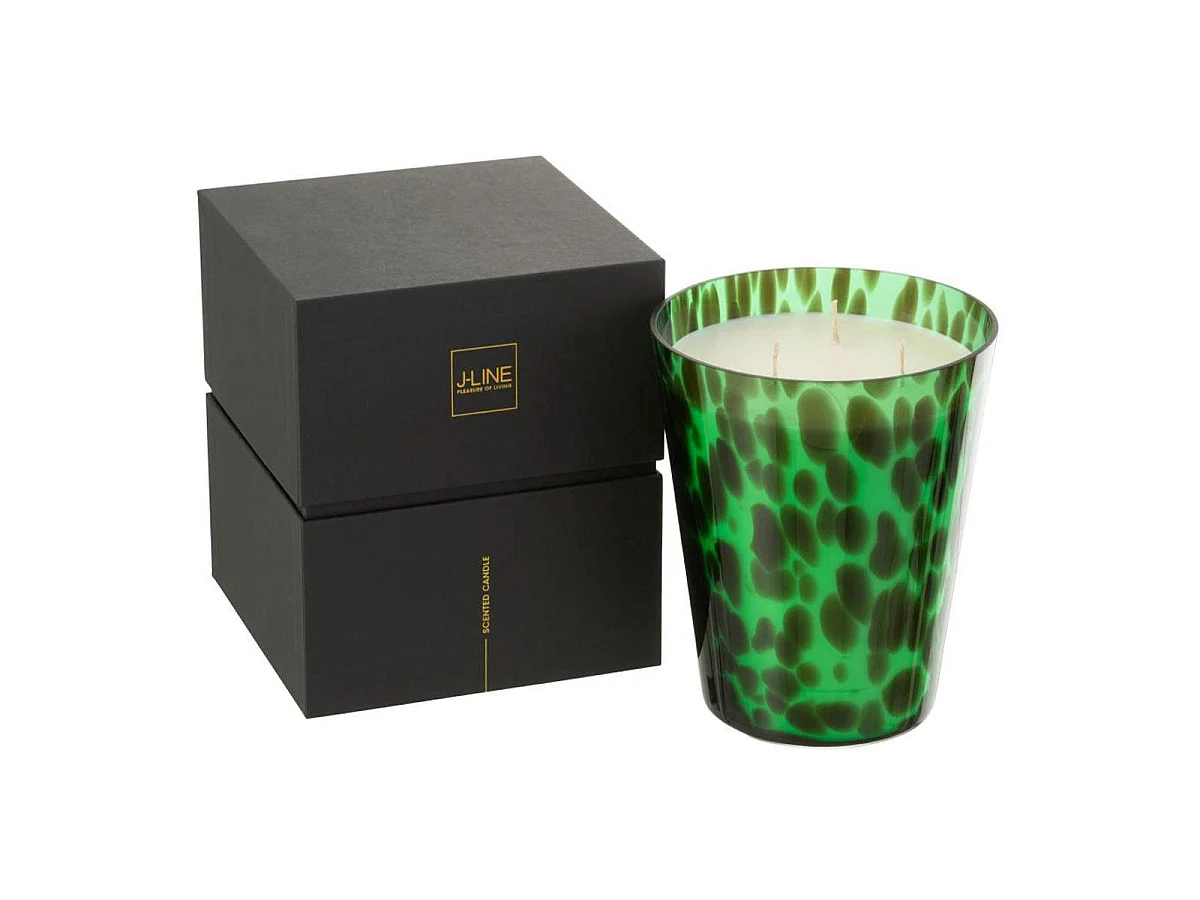 Bougie Parfumée "Noa" 20cm Bois de Santal Vert