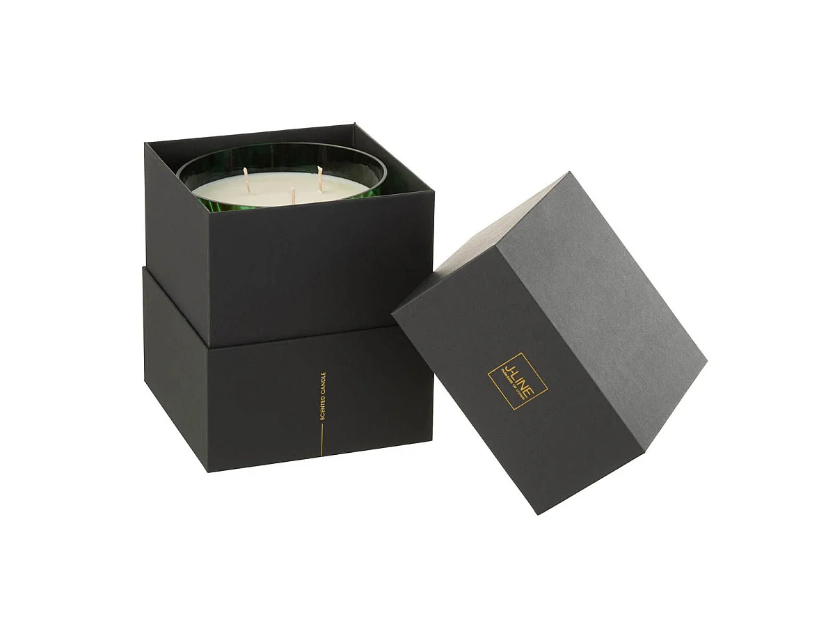 Bougie Parfumée "Noa" 20cm Bois de Santal Vert