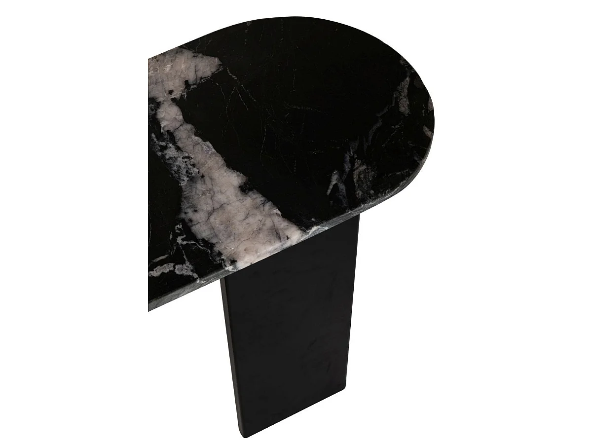 Console en Marbre "Mathilde" 140cm Noir