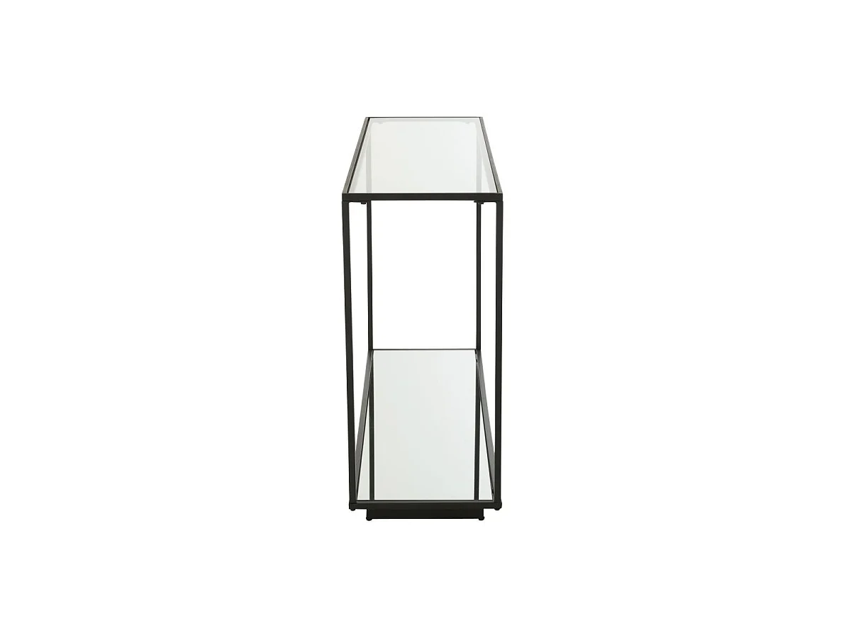 Console en Verre "Lorie" 132cm Noir
