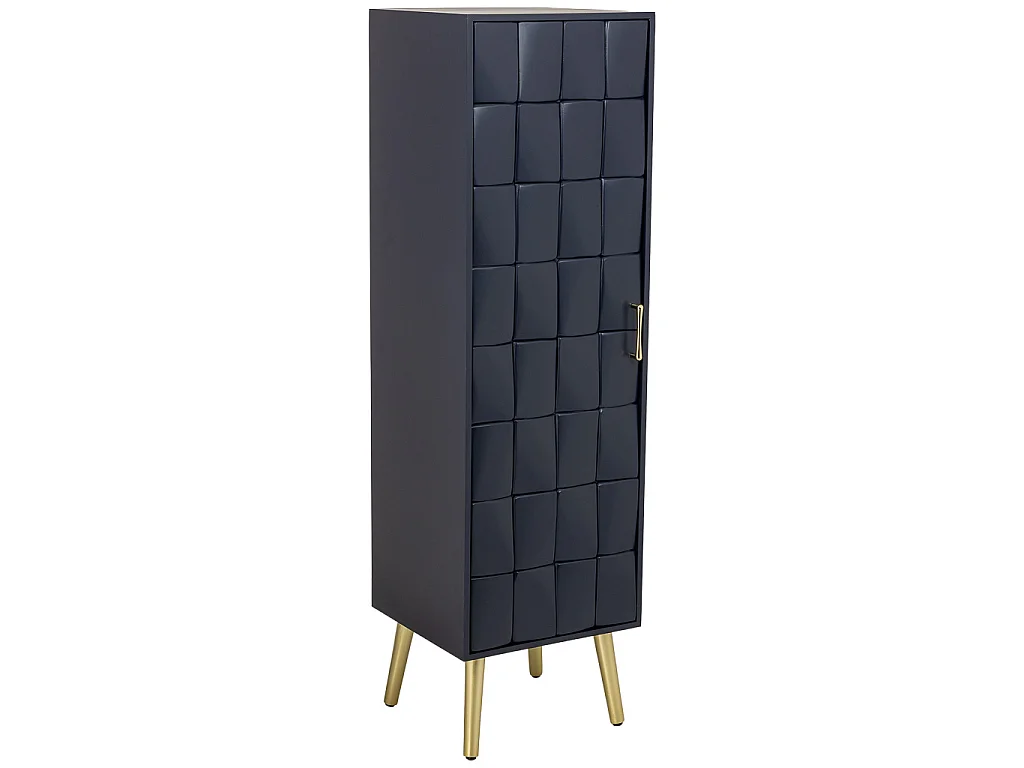 Armario de madera negro 40.5x37x139.5h cm