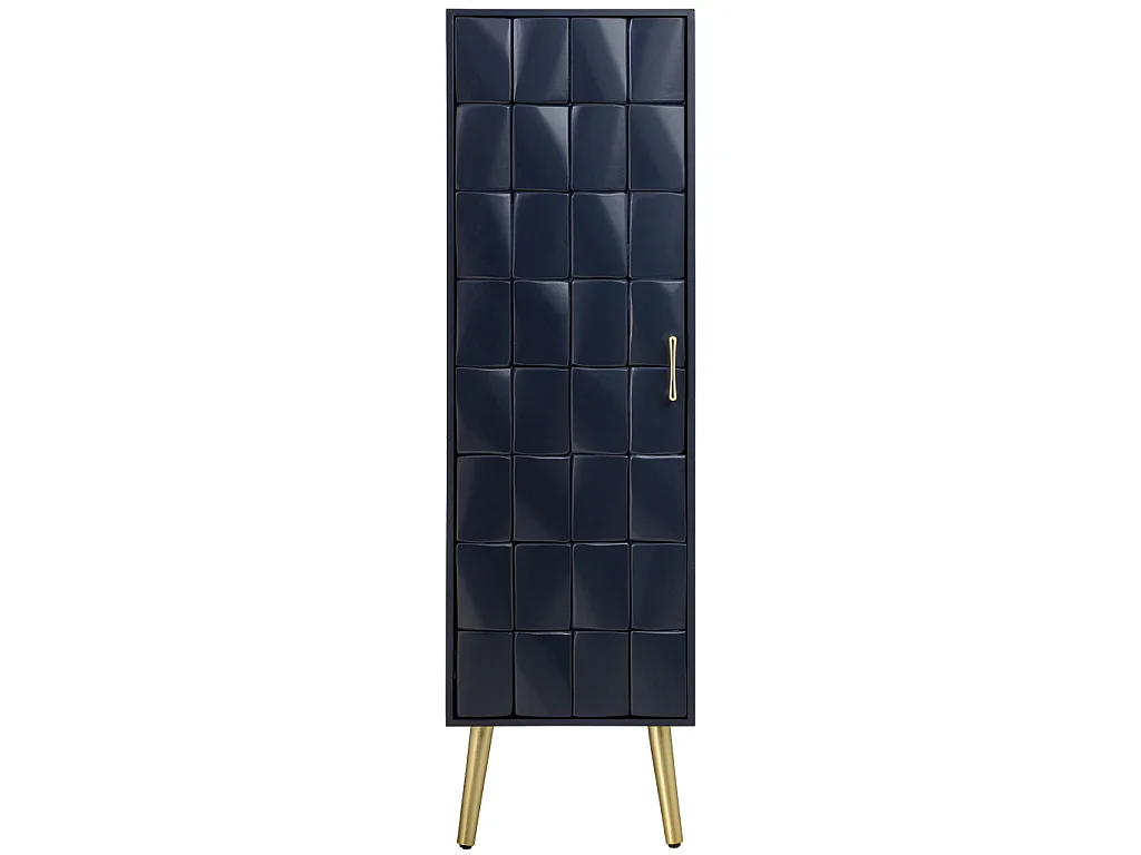 Armario de madera negro 40.5x37x139.5h cm