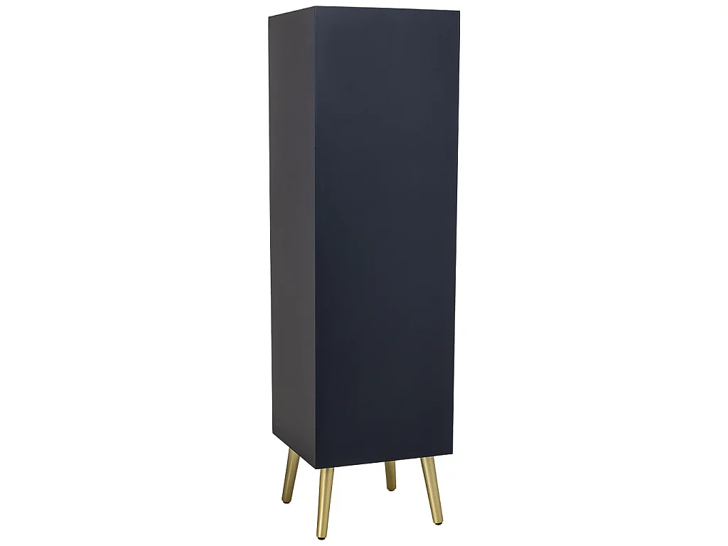 Armario de madera negro 40.5x37x139.5h cm