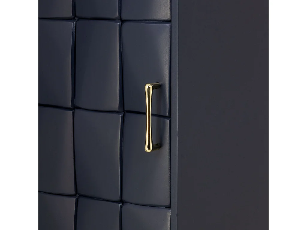Armario de madera negro 40.5x37x139.5h cm