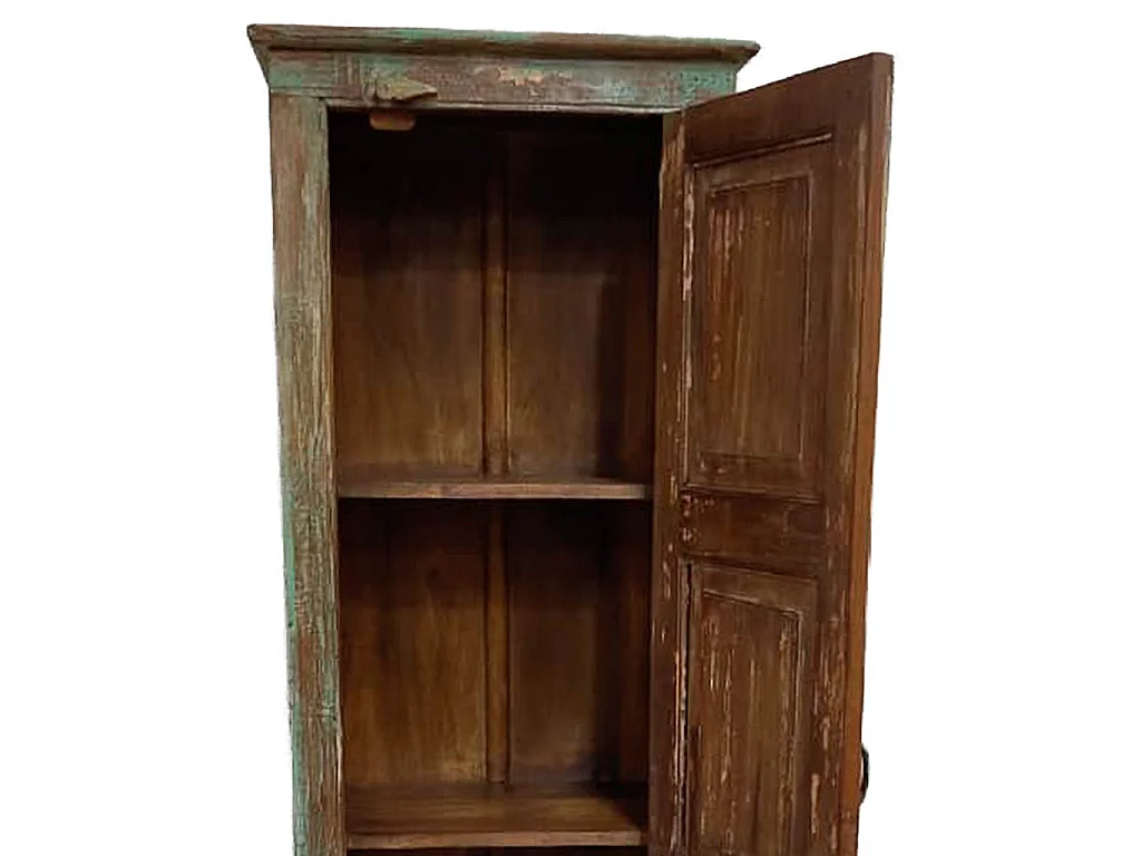 Armário de madeira artesanal 56x36x194cm