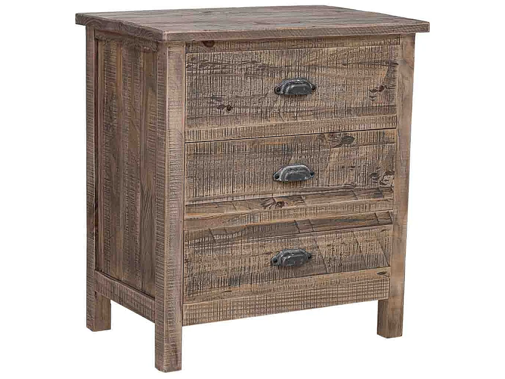 Nachttisch aus Holz braun, 62,5 x 40 x 68,5 cm (H)