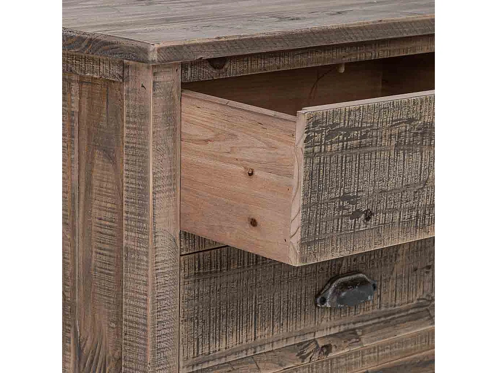 Nachttisch aus Holz braun, 62,5 x 40 x 68,5 cm (H)