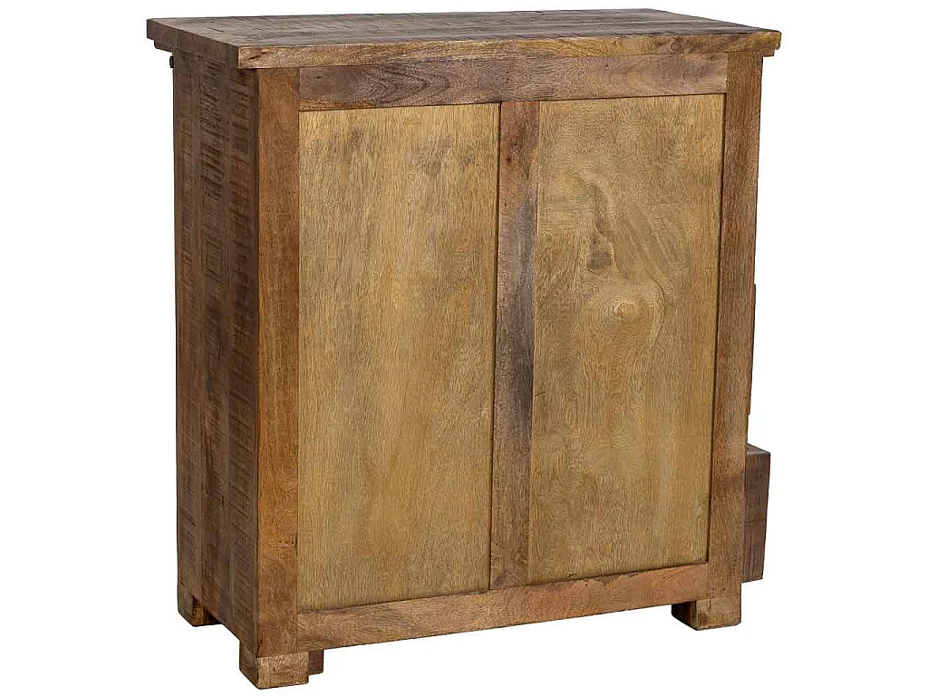Recibidor de madera marrón 85x42x90h cm