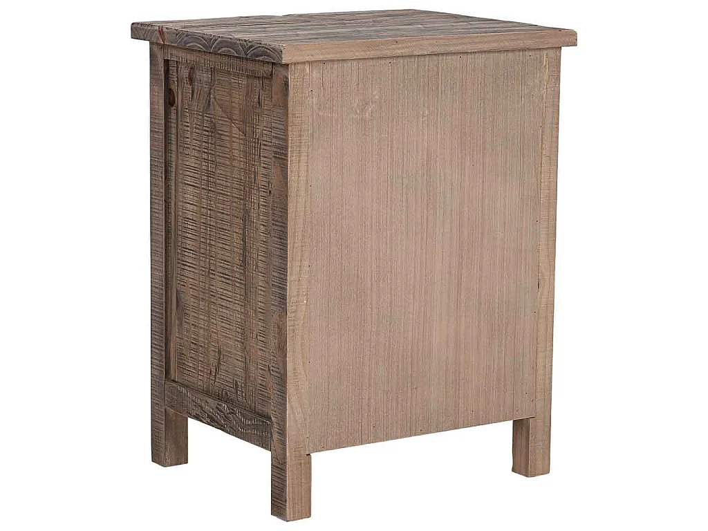 Brauner Nachttisch aus Holz, 50 x 40 x 65 cm (H)