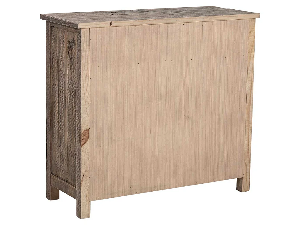 Cassettone in legno marrone 90x40x100h cm