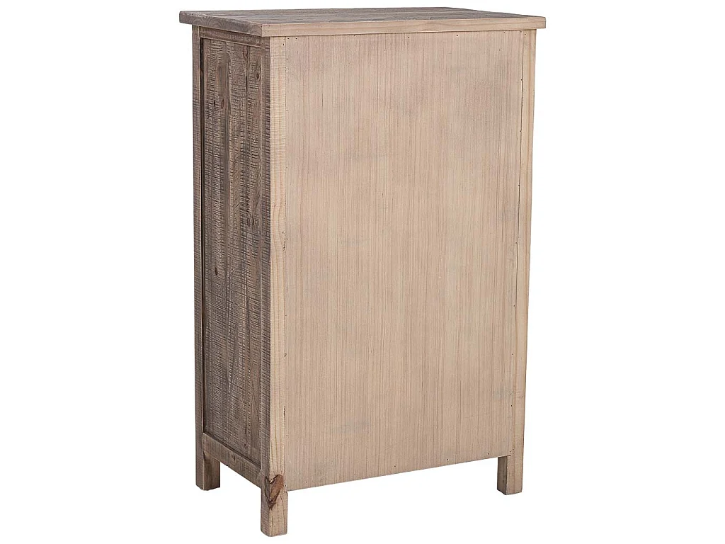 Cassettiera in legno marrone 65x40x103,5h cm