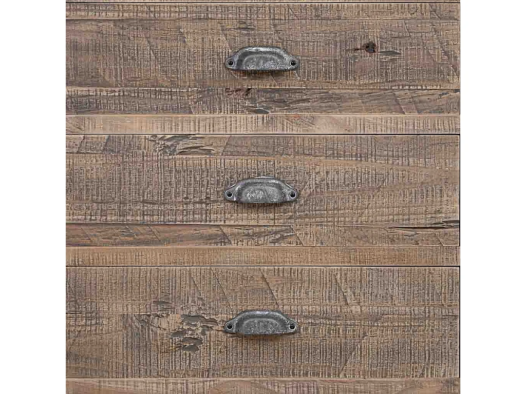 Cassettiera in legno marrone 65x40x103,5h cm