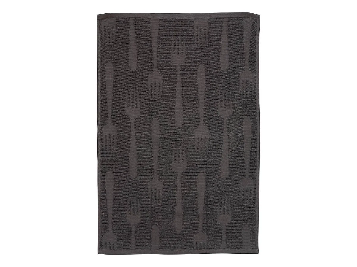 Lot de 2 Torchons de Cuisine "Terry" 45x70cm Gris