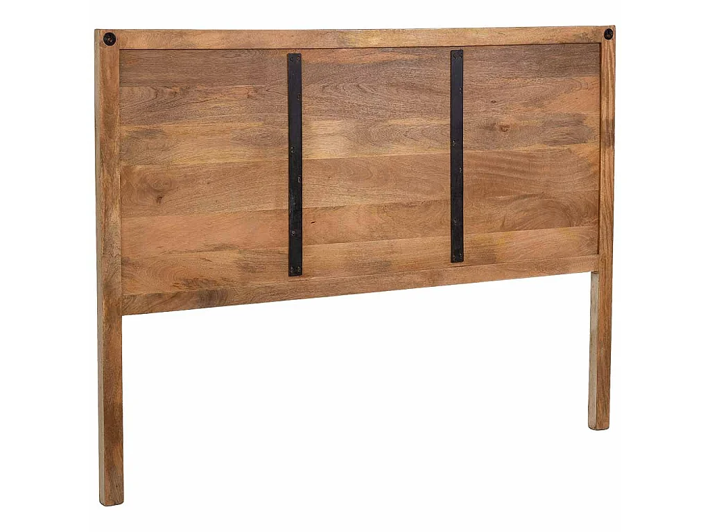 Tête de lit en bois beige sculptée à la main 160 x 3 x 120 cm (h)