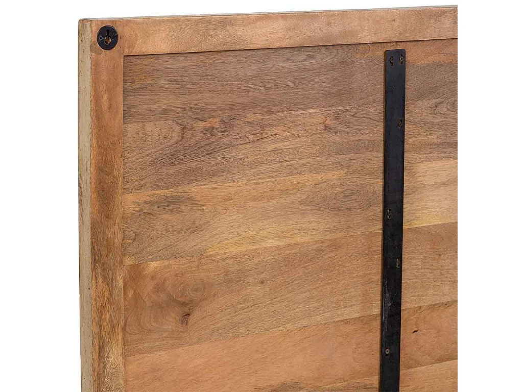 Tête de lit en bois beige sculptée à la main 160 x 3 x 120 cm (h)