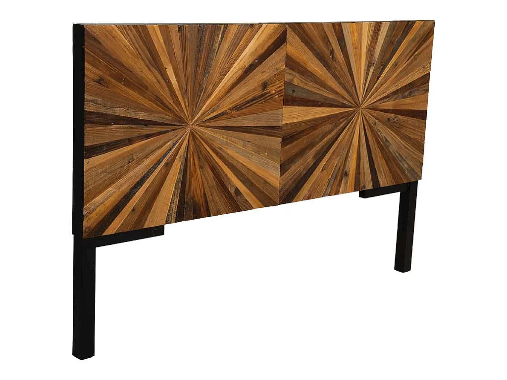 Tête de lit en bois recyclé brun 160 x 7 x 100 cm