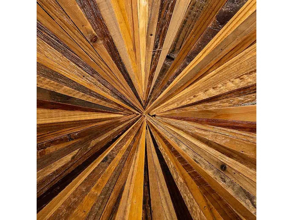 Tête de lit en bois recyclé brun 160 x 7 x 100 cm