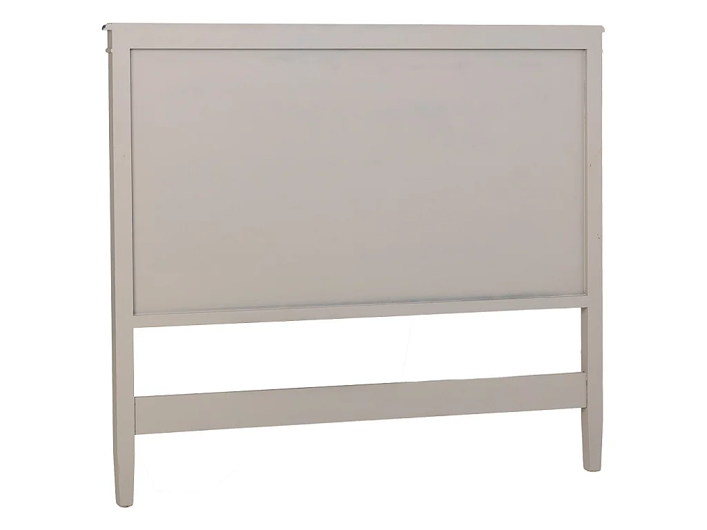 Tête de lit en bois avec grille gris 150x6x130
