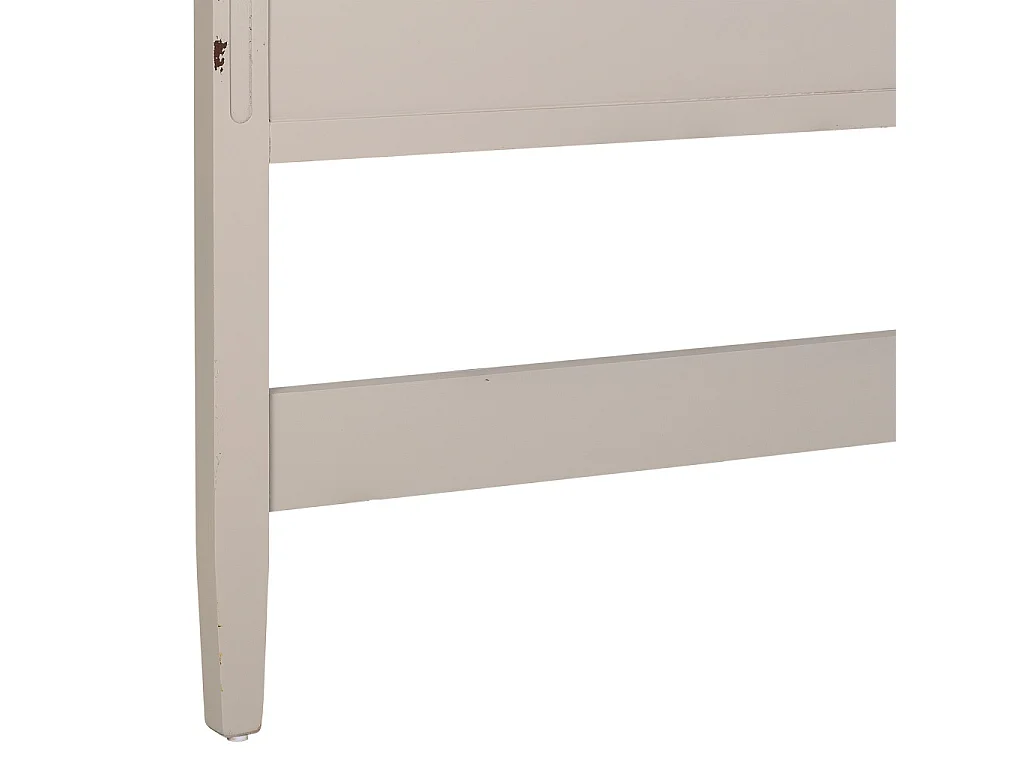 Tête de lit en bois avec grille gris 150x6x130