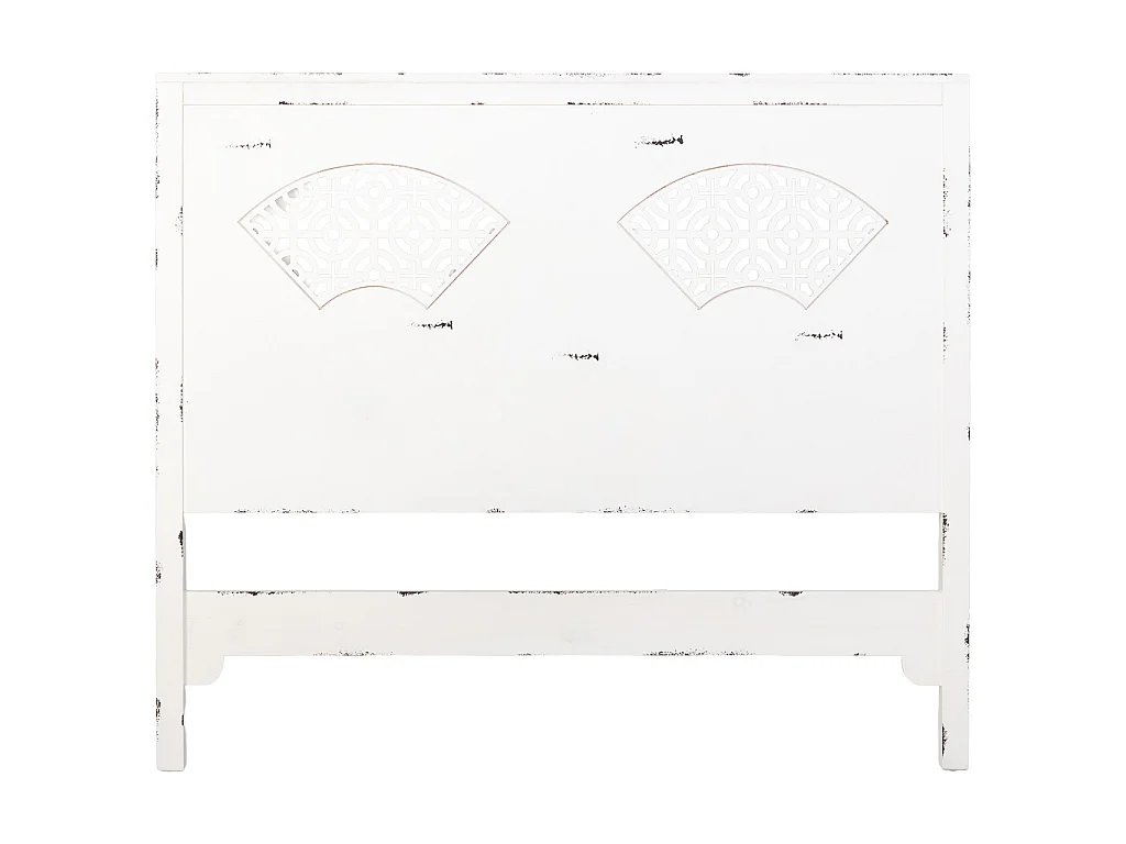 Tête de lit en bois blanc 150x5x130
