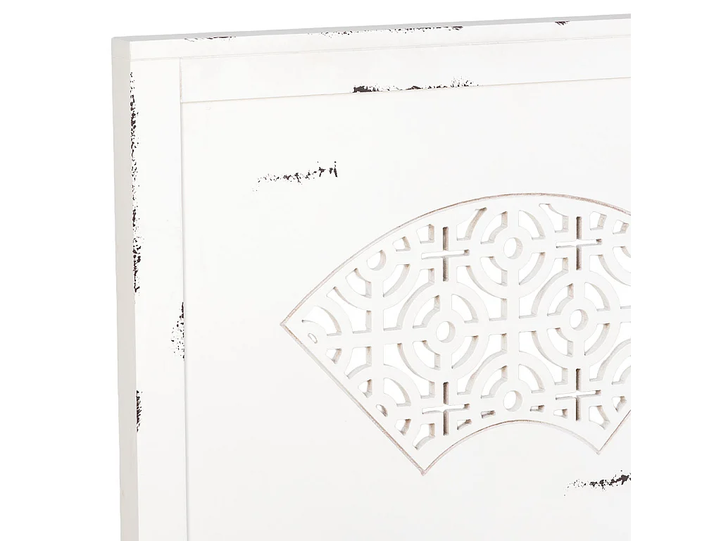 Tête de lit en bois blanc 150x5x130